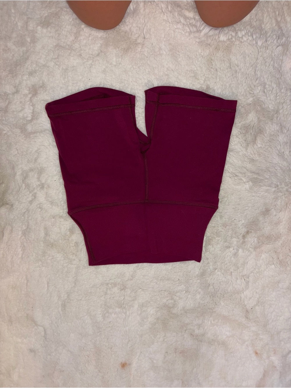 Aritzia Women's Deep Burgundy Bike Shorts